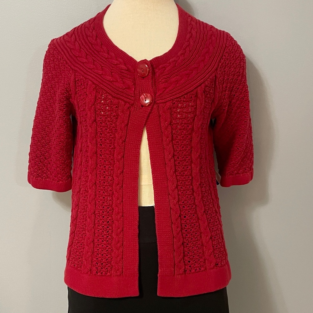 Croft & Barrow Red Women's Cardigan